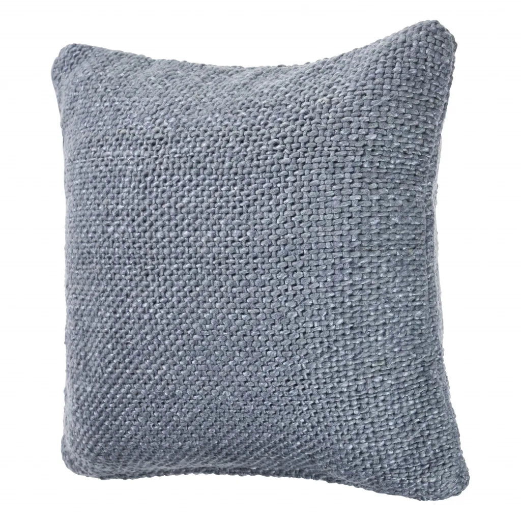 18\" Cream Cotton HMS Decorative Throw Pillow