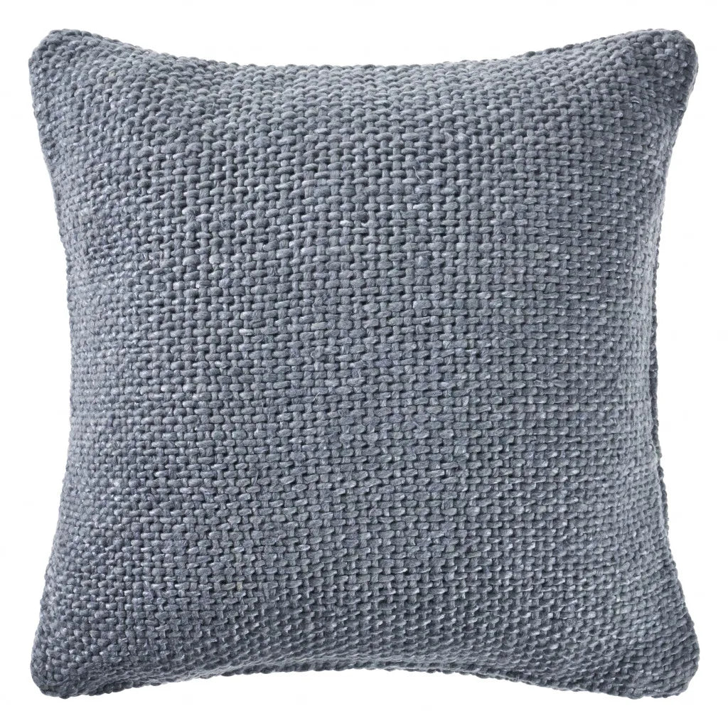 18\" Cream Cotton HMS Decorative Throw Pillow