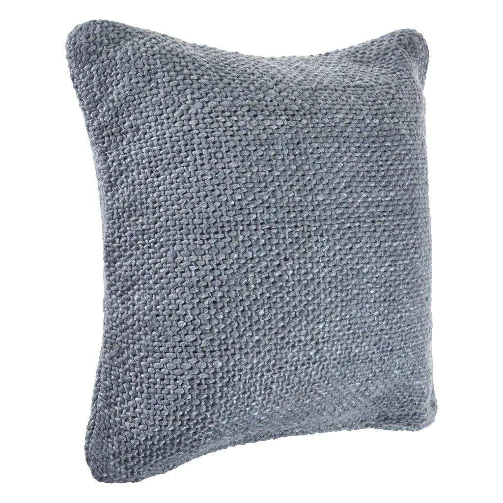 18\" Cream Cotton HMS Decorative Throw Pillow