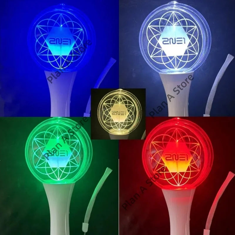 (No Bluetooth)New Kpop 2ne1 Lightstick OFFICIAL LIGHT STICK Support Lamp Concerts Glow Lamp Glow Stick Supplies Flash Toy Gifts