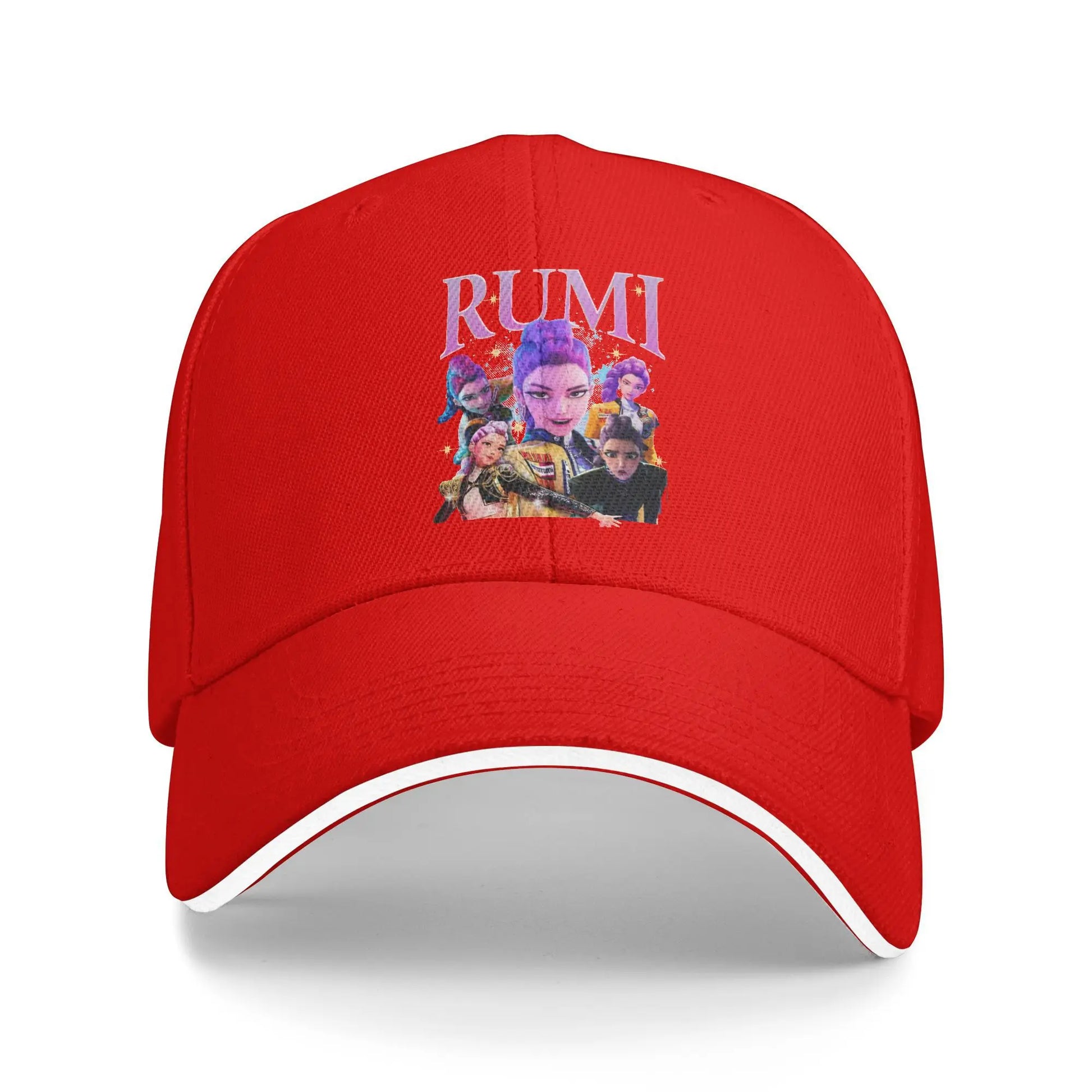 Rumi K pop Demon Hunters Casual Baseball Cap Summer Huntrix Trucker Hat Tennis Skate Hip Hop Hats Female Male Baseball Caps