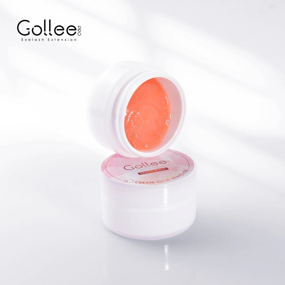 For Gollee Peach Scented Individual Eyelash Glue Remover DIY Korea Extension Removal Adhesive Lash Cream Lash Extension Glue Rem