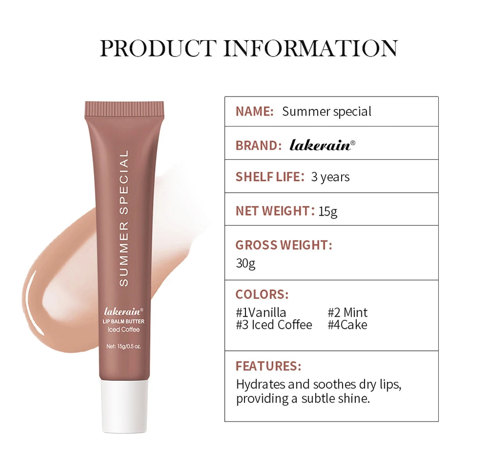 Moisturizing Lip Balm Butter Gently Nourishes Moisturizes Soothes Lips Beautifying Smoothing Lip Butter Balm Beauty Lip Care