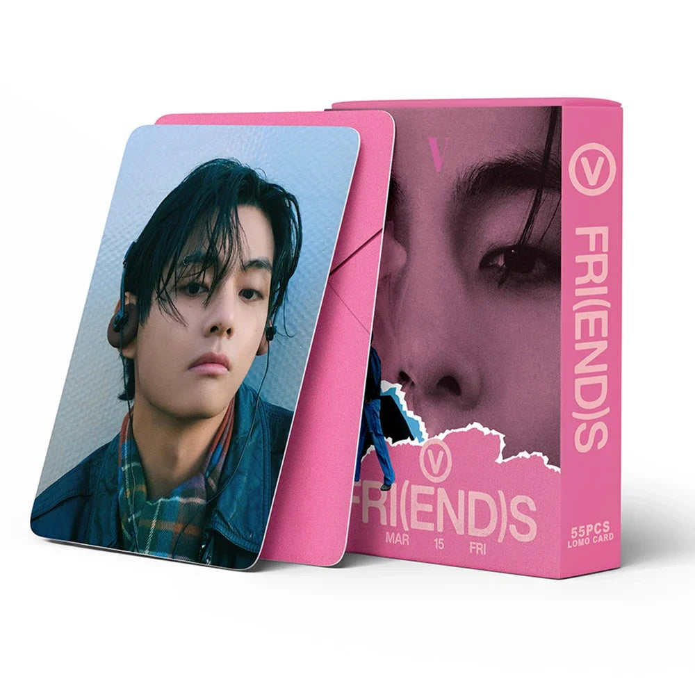 55PCS Kpop Idol New Album HOPE ON THE STAGE WINTER AHEAD FRIENDS THV Lomo Card Photocards Postcards Fans Collection Merch