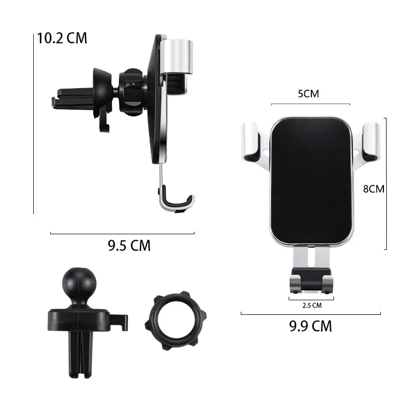 ABS Car Phone Holder 360 Rotation Gravity Auto Grip Bracket For Seat Cupra FR Leon Ibiza Mk3 5F 6J Ateca Sportcoup Exeo Altea