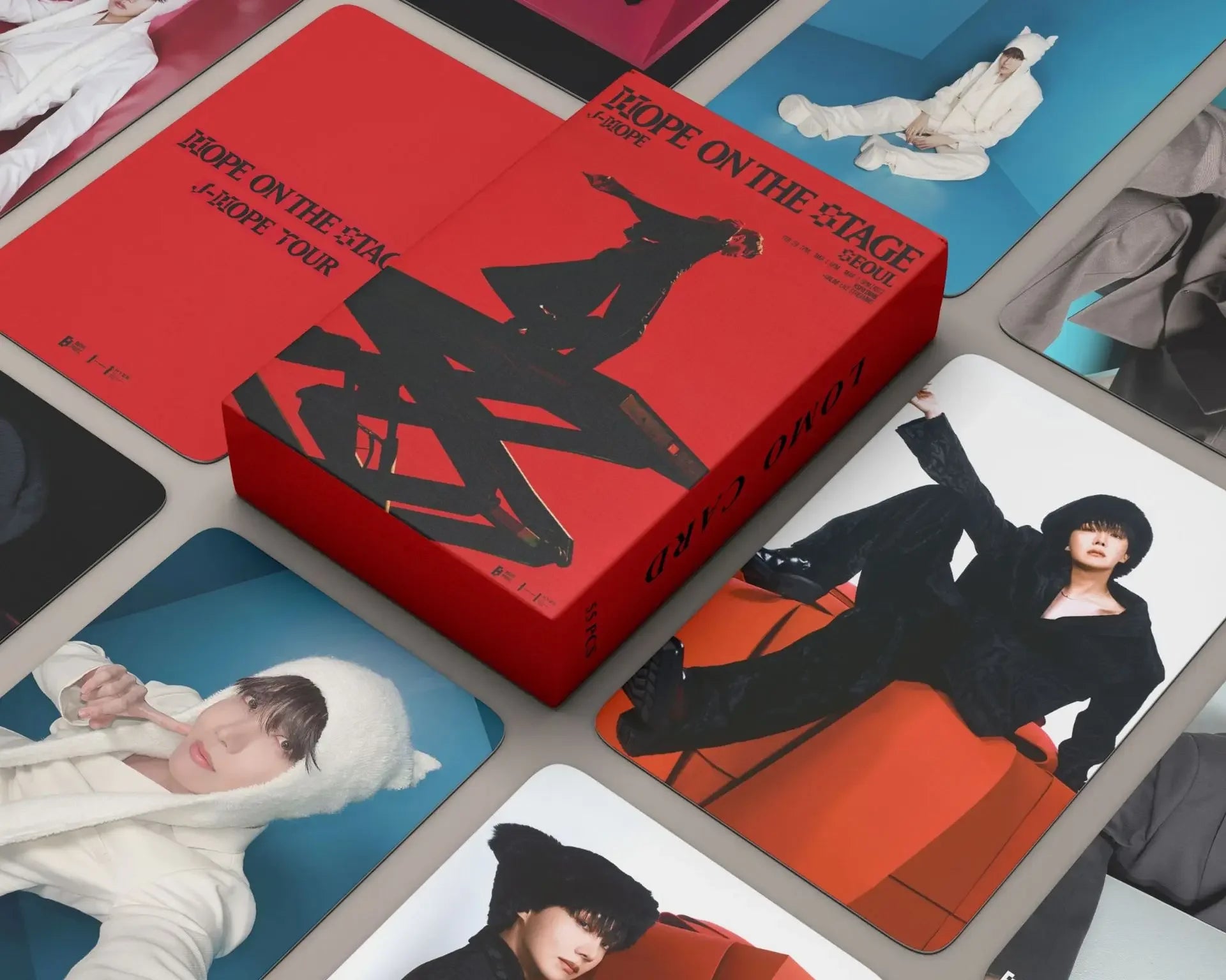 55PCS Kpop Idol New Album HOPE ON THE STAGE WINTER AHEAD FRIENDS THV Lomo Card Photocards Postcards Fans Collection Merch