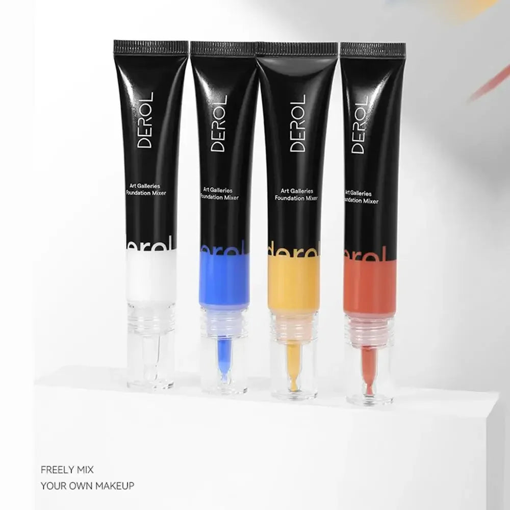 4 Colors Correction Makeup Base Color Adjustment White Blue Yellow Orange Base Blender Makeup Custom Shadow Blend Pigment Beauty