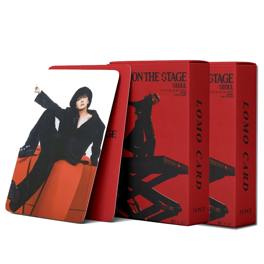 55PCS Kpop Idol New Album HOPE ON THE STAGE WINTER AHEAD FRIENDS THV Lomo Card Photocards Postcards Fans Collection Merch