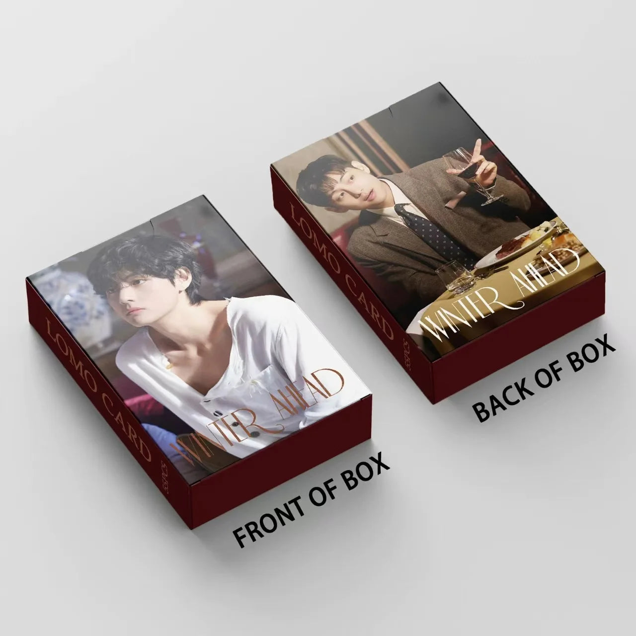 55pcs/Set Kpop TaeHyung Solo Album WINTER AHEAD Lomo Cards Idol HD Photo Cards for Fans To Collect Cards