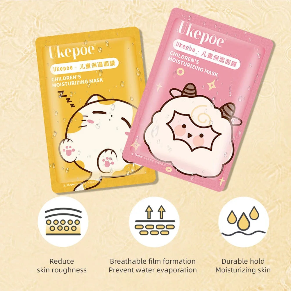 Children Face Mask Infant Child Moisturizing Mask Moisturizing Special Mask For Students Babies Skin Care Facial