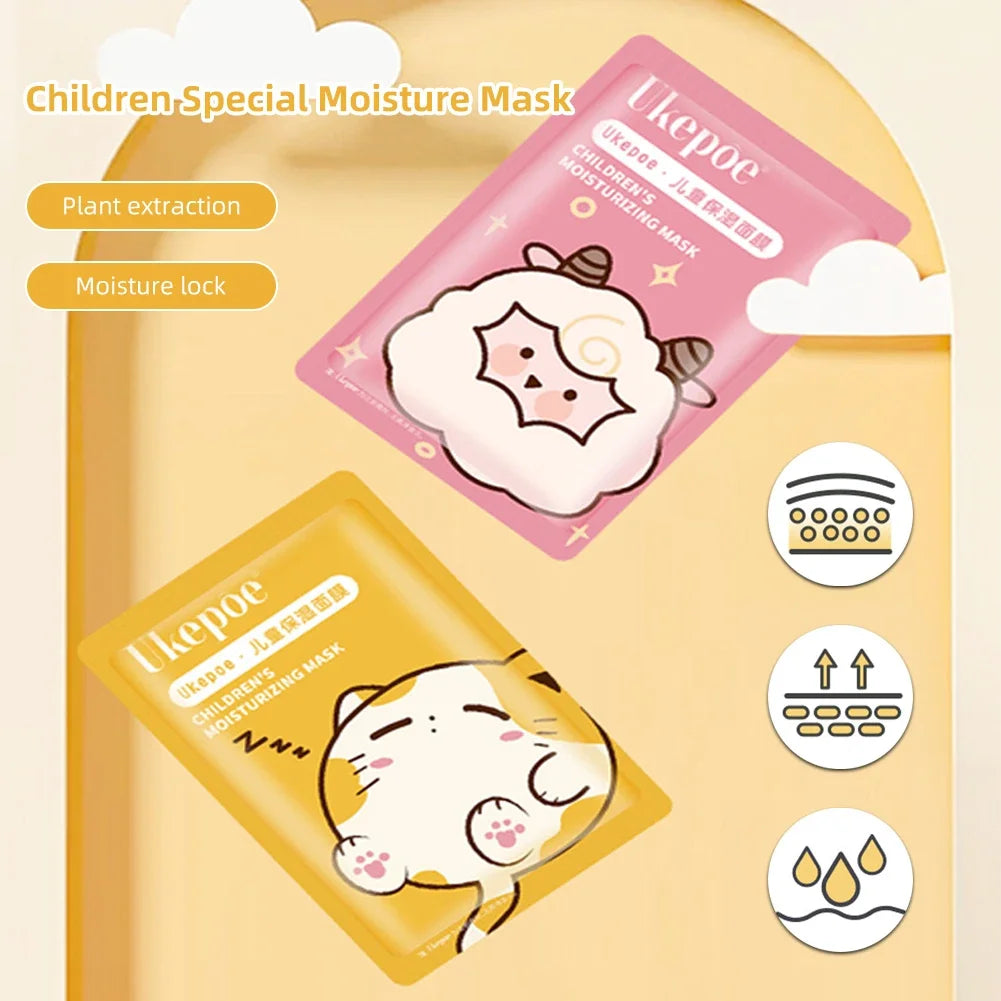 Children Face Mask Infant Child Moisturizing Mask Moisturizing Special Mask For Students Babies Skin Care Facial