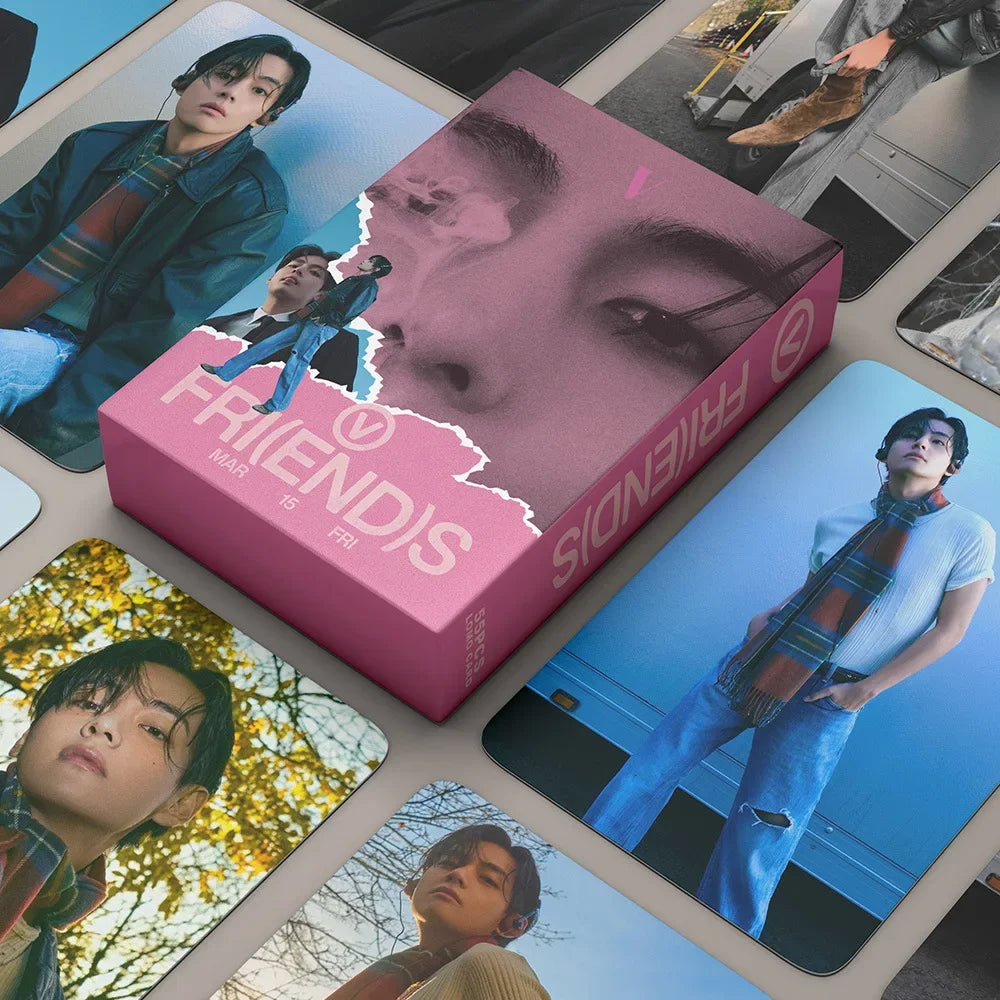 55PCS Kpop Idol New Album HOPE ON THE STAGE WINTER AHEAD FRIENDS THV Lomo Card Photocards Postcards Fans Collection Merch