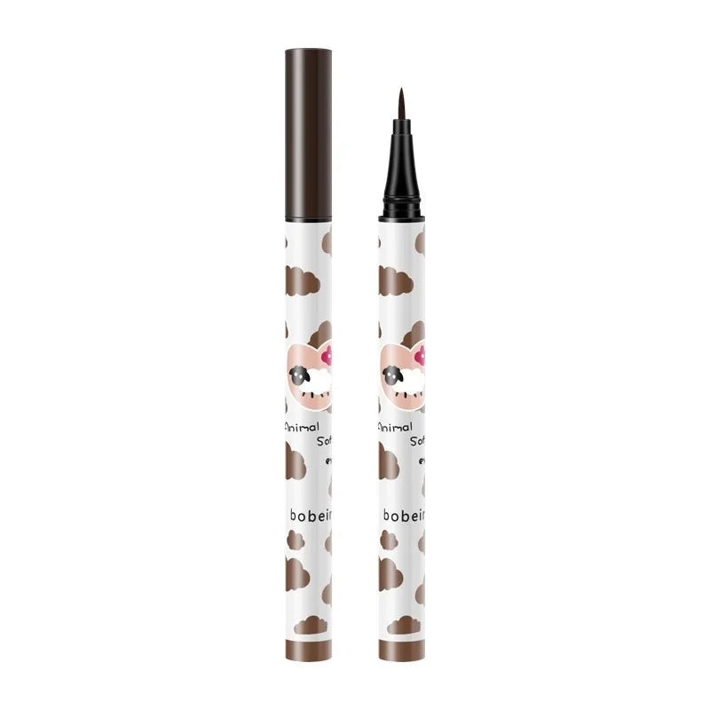 3 Colors Brown Lying Silkworm Liquid Eyeliner Pen Waterproof Big Eyes Makeup Smooth Quick-drying Women Cosmetics Beauty Tools