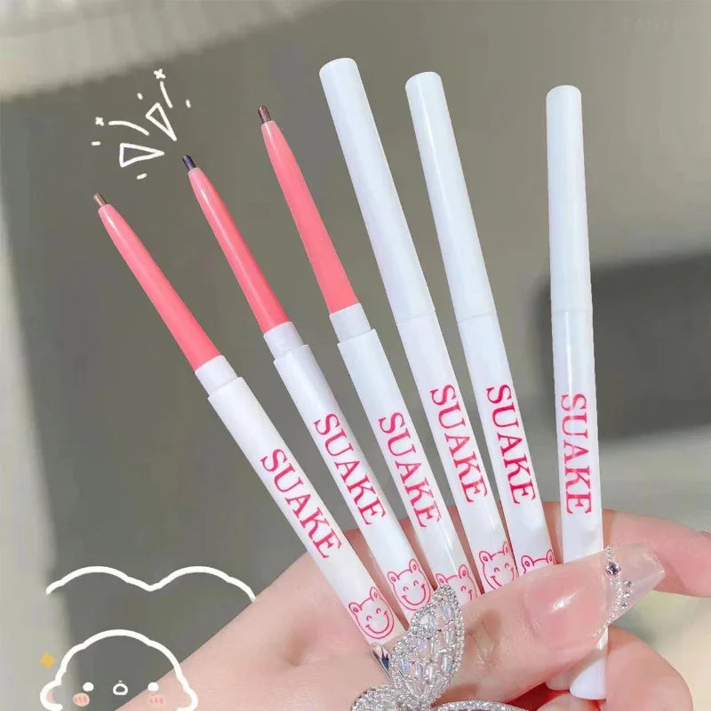 1pcs Beauty Eyeliner Pencil Eyeliner Gel Pen Waterproof Long Lasting Silkworm Pen Black Brown Eyeliner for Beginners Eye Makeup