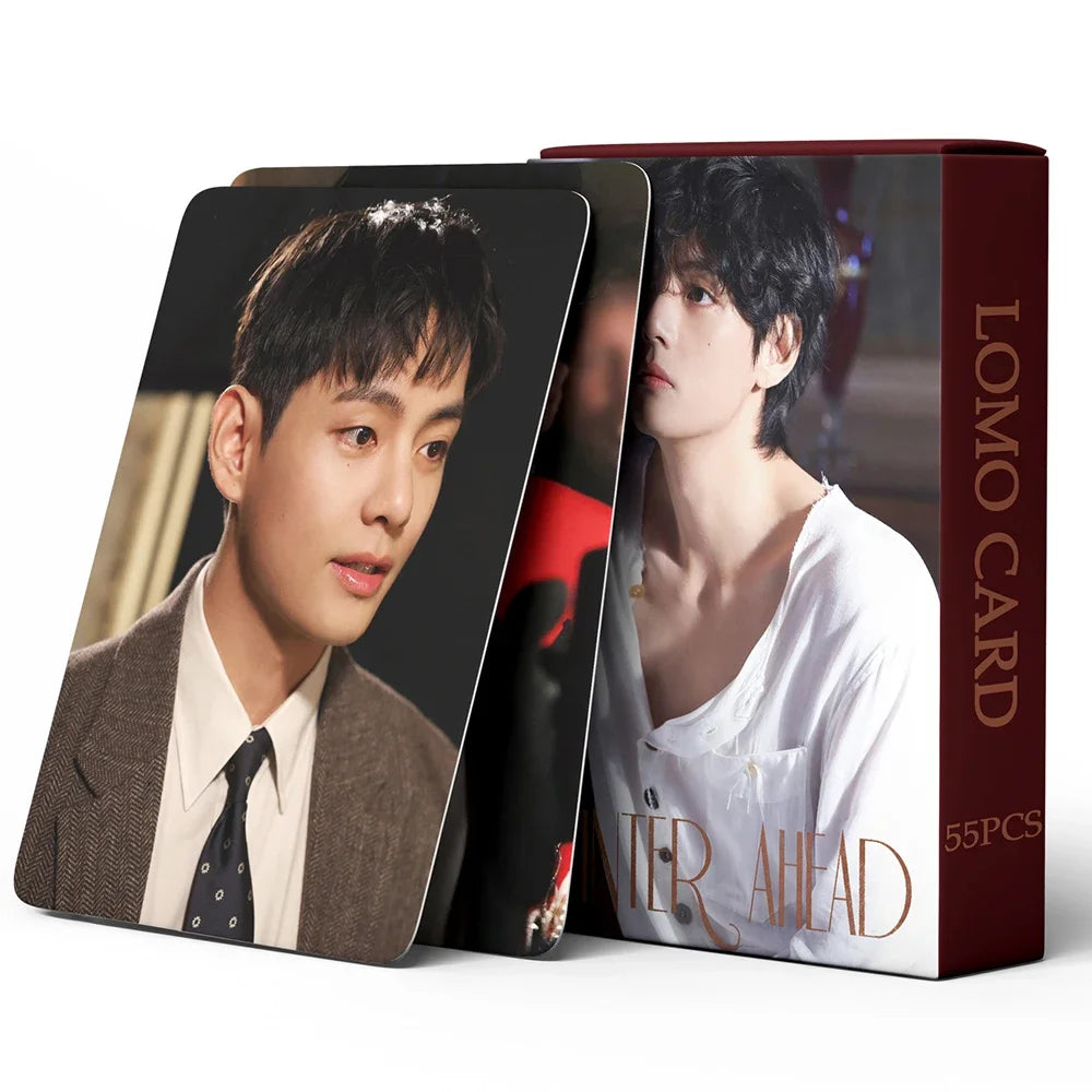 55PCS Kpop Idol New Album HOPE ON THE STAGE WINTER AHEAD FRIENDS THV Lomo Card Photocards Postcards Fans Collection Merch