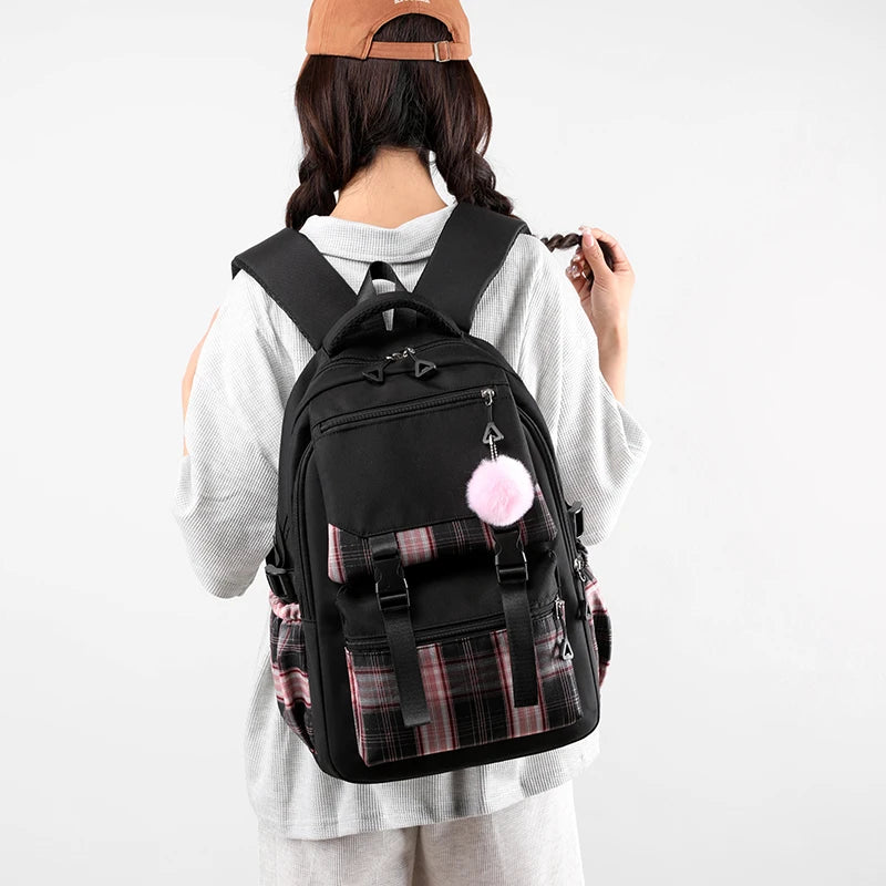 3pcs Set Kpop Demon Hunters Backpack Students Girl Lightweight School Bags Teenager Travel Rucksack Back To School Back Pack