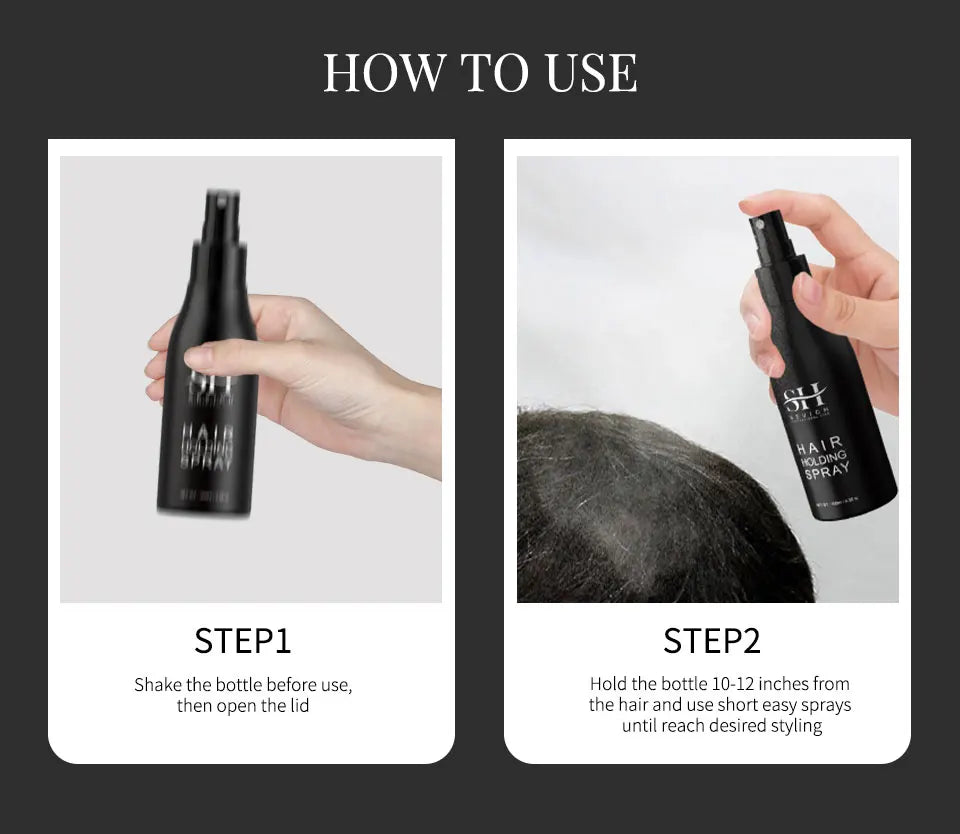 3pcs Hair Fibers Set Keratin Hair Building Styling Powder Hair Loss Instant Regrowth Thickening Powders Hairline Beard Filling