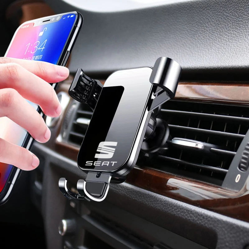 ABS Car Phone Holder 360 Rotation Gravity Auto Grip Bracket For Seat Cupra FR Leon Ibiza Mk3 5F 6J Ateca Sportcoup Exeo Altea