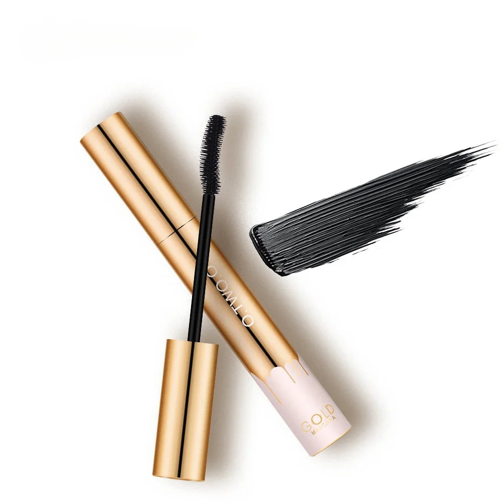 3D Mascara Eyelashes Lengthening Black Lash Eyelash Extension Eye Lashes Brush Beauty Makeup Long-wearing Gold Color Mascara