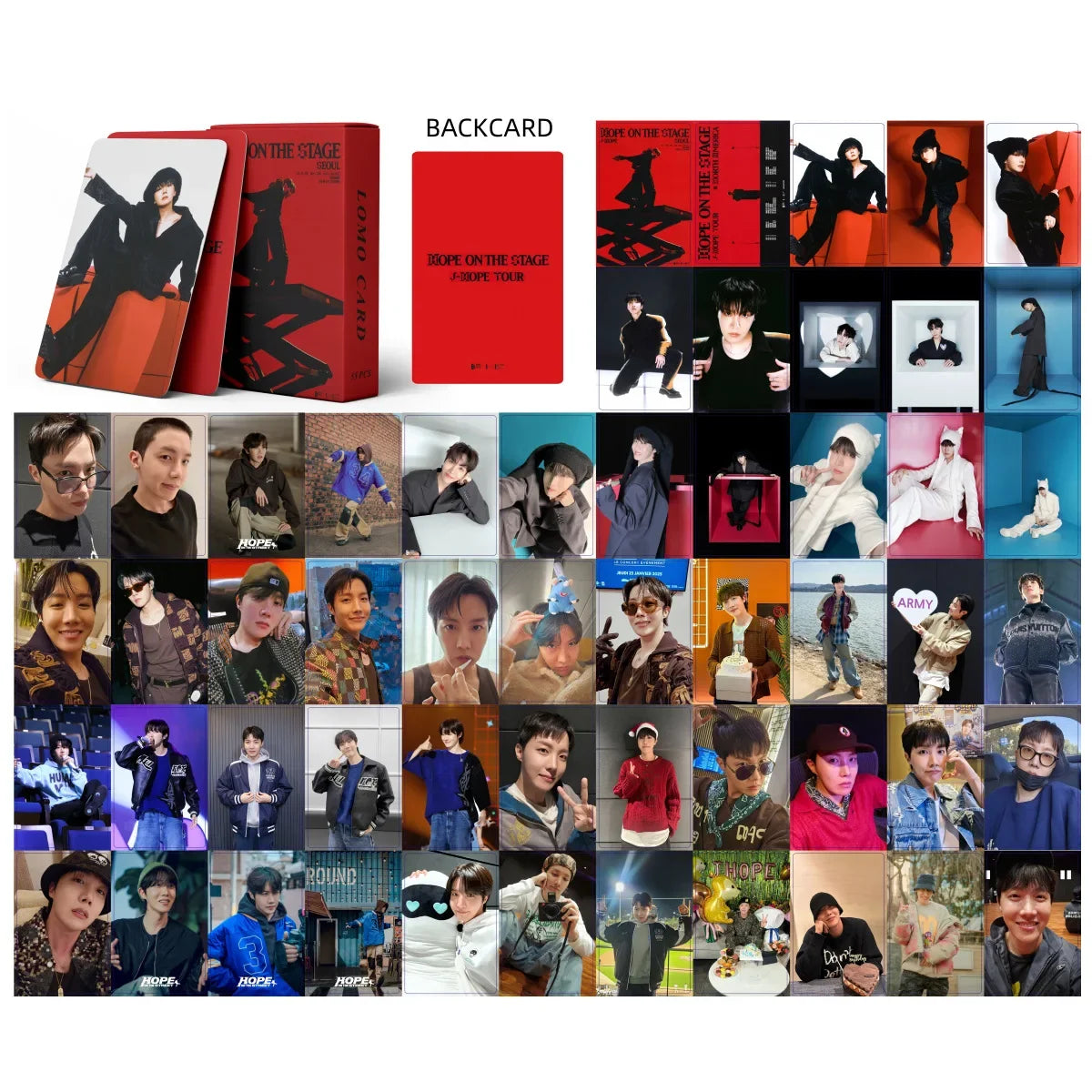 55PCS Kpop Idol New Album HOPE ON THE STAGE WINTER AHEAD FRIENDS THV Lomo Card Photocards Postcards Fans Collection Merch